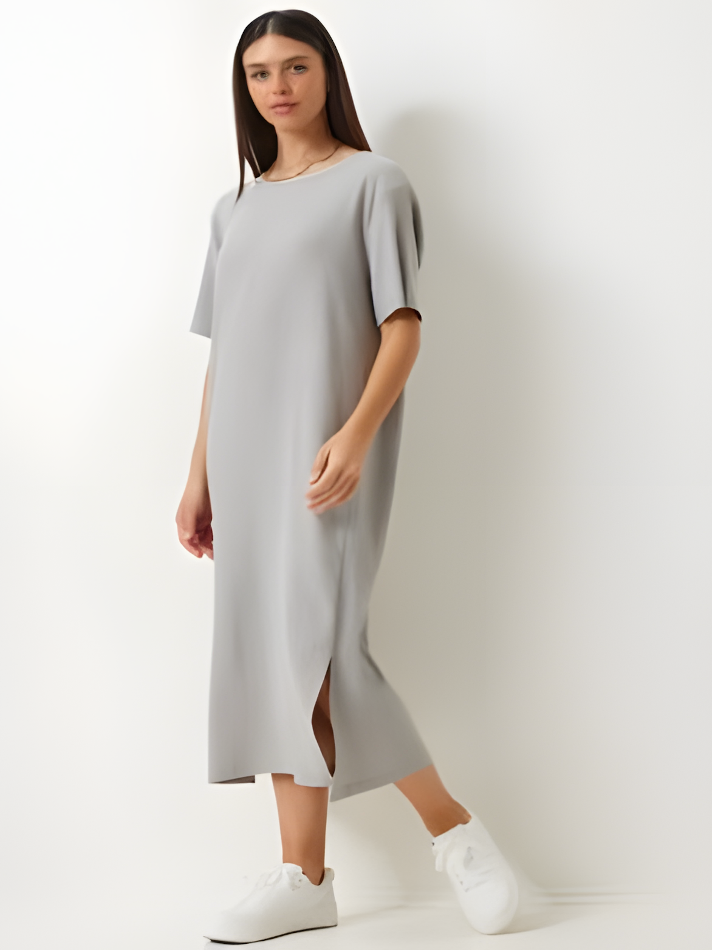 Linen Midi Dress